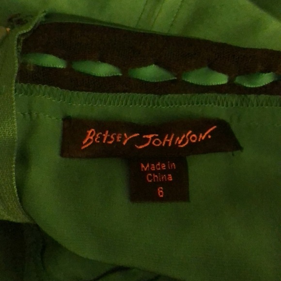 New vintage Betsey Johnson 90's Y2K 100% silk babydoll pin-up slip dress - Picture 7 of 8